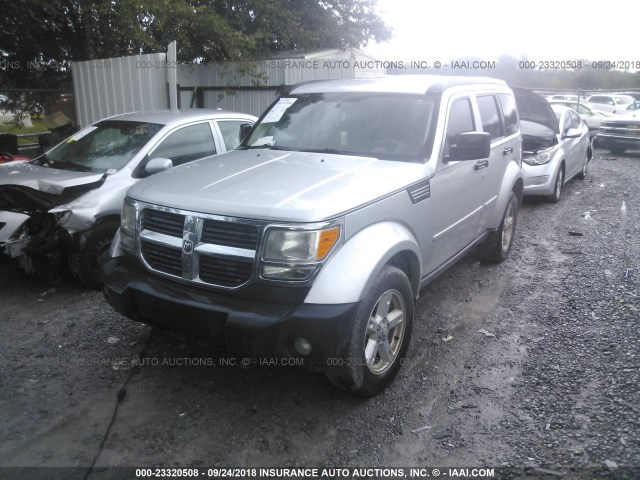 1D8GT28K38W124216 - 2008 DODGE NITRO SXT SILVER photo 2