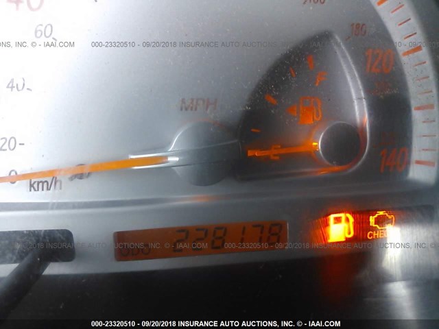 JTDBE32K520056089 - 2002 TOYOTA CAMRY LE/XLE/SE Марун фото 7