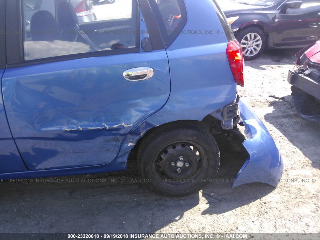 KL1TD66E49B667699 - 2009 CHEVROLET AVEO LS/LT BLUE photo 6