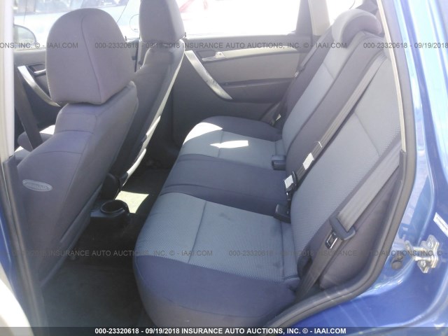 KL1TD66E49B667699 - 2009 CHEVROLET AVEO LS/LT Mavi foto 8