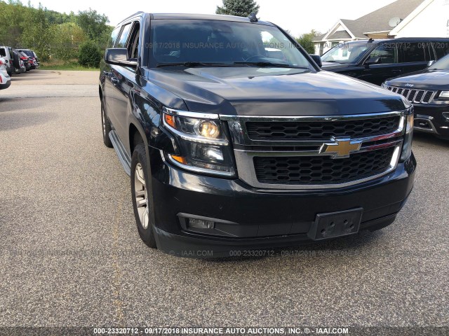 1GNSKJKC7FR550713 - 2015 CHEVROLET SUBURBAN K1500 LT BLACK photo 1