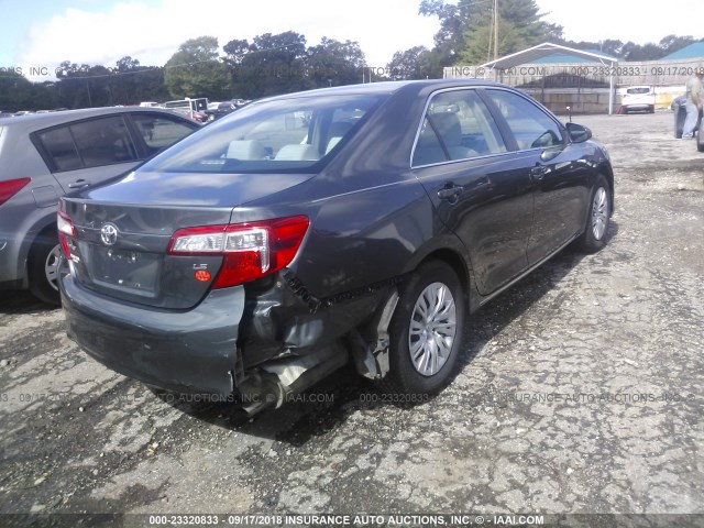 4T1BF1FK8CU188331 - 2012 TOYOTA CAMRY SE/LE/XLE GRAY photo 4