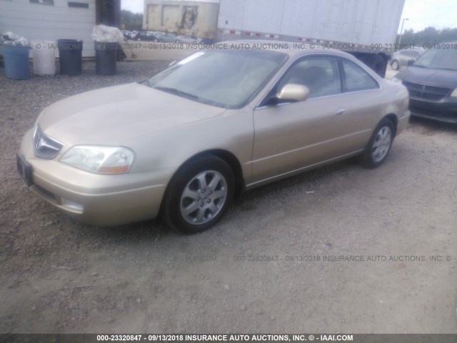 19UYA42401A035769 - 2001 ACURA 3.2CL GOLD photo 2