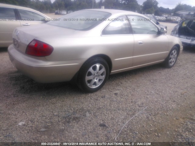 19UYA42401A035769 - 2001 ACURA 3.2CL GOLD photo 4