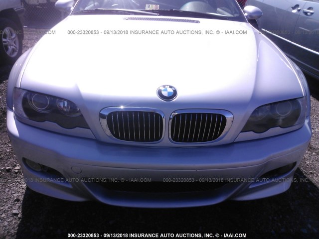 WBSBL93403JR23914 - 2003 BMW M3 GRAY photo 6