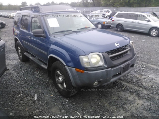 5N1ED28Y73C634601 - 2003 NISSAN XTERRA XE/SE BLUE photo 1