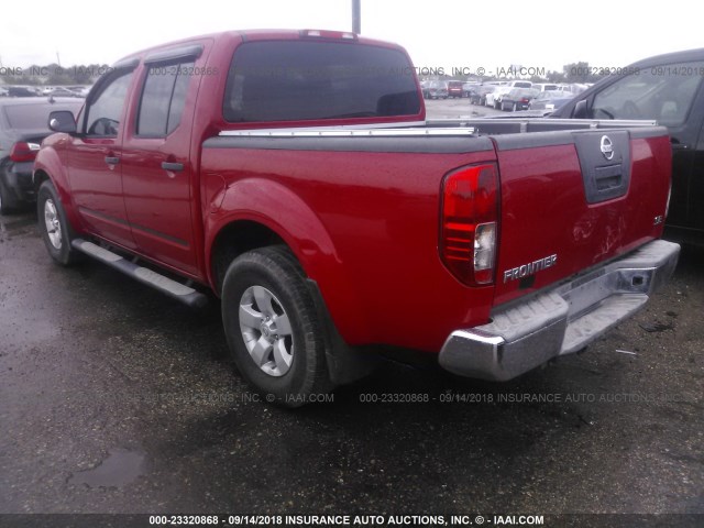 1N6AD0ER4AC402472 - 2010 NISSAN FRONTIER CREW CAB SE/LE/NISMO RED photo 3