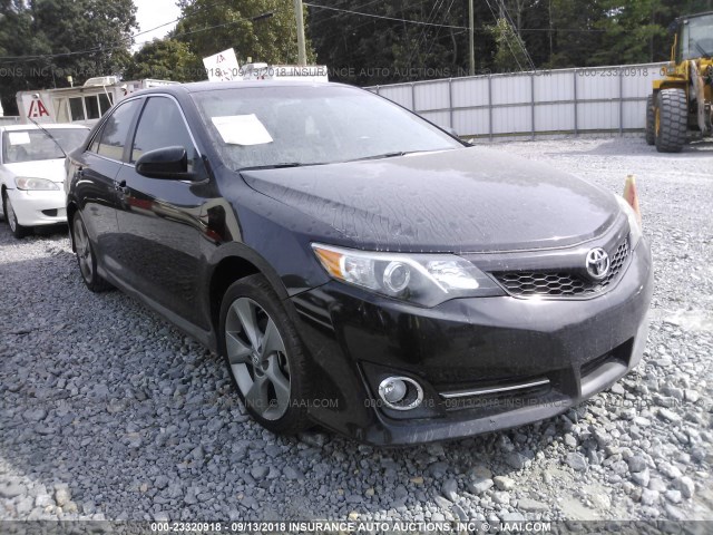 4T1BK1FK4DU022689 - 2013 TOYOTA CAMRY SE/XLE BLACK photo 1