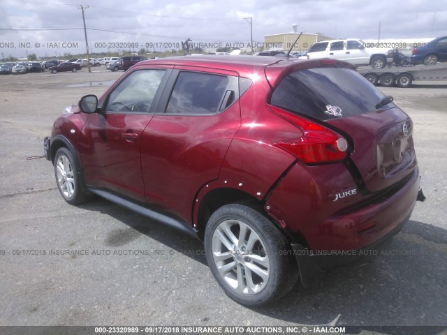 JN8AF5MR7ET453566 - 2014 NISSAN JUKE S/SV/SL/NISMO RED photo 3