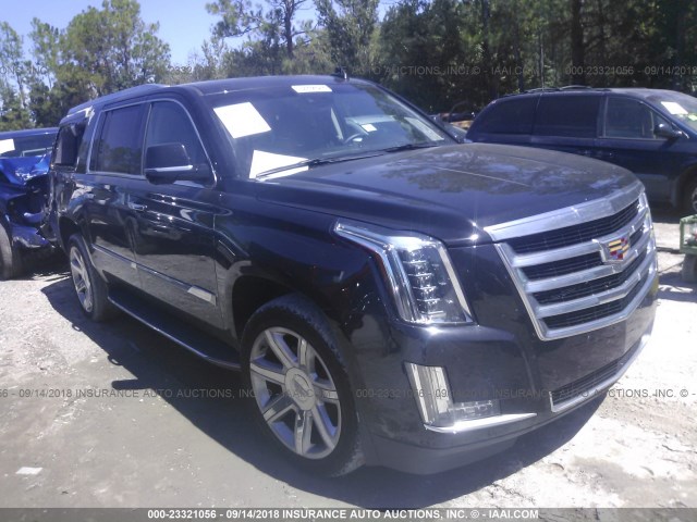 1GYS4HKJ7JR105868 - 2018 CADILLAC ESCALADE ESV LUXURY BLACK photo 1