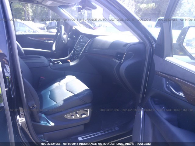 1GYS4HKJ7JR105868 - 2018 CADILLAC ESCALADE ESV LUXURY BLACK photo 5