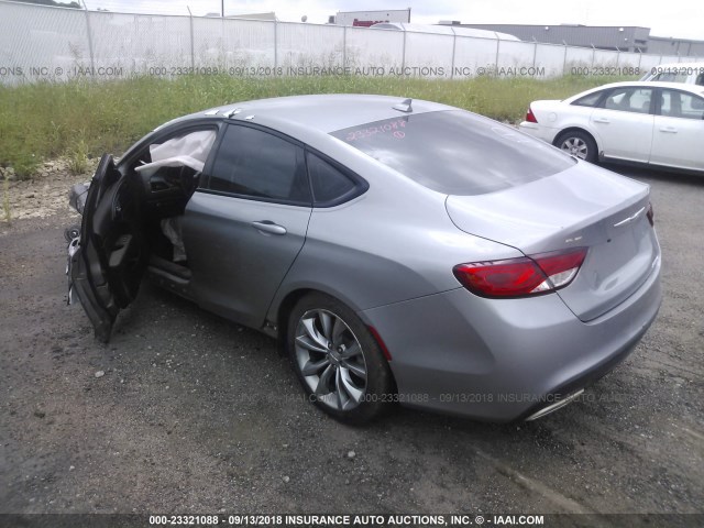 1C3CCCBG4GN121373 - 2016 CHRYSLER 200 SILVER photo 3