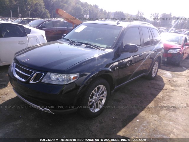 5S3ET13MX82803264 - 2008 SAAB 9-7X 5.3I BLACK photo 2