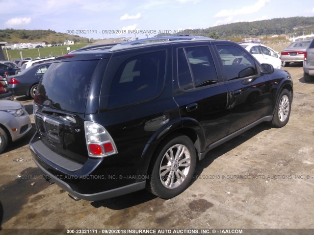 5S3ET13MX82803264 - 2008 SAAB 9-7X 5.3I BLACK photo 4