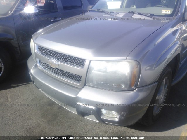 1GNDS13S362177130 - 2006 CHEVROLET TRAILBLAZER LS/LT GRAY photo 6