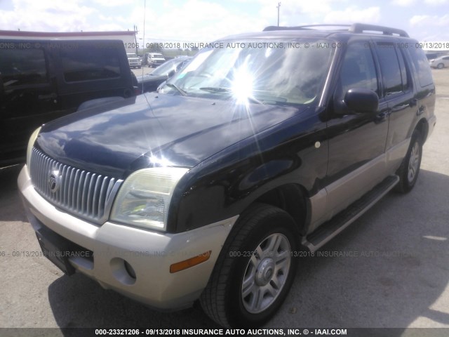 4M2ZU66WX5ZJ24817 - 2005 MERCURY MOUNTAINEER  BLACK photo 2