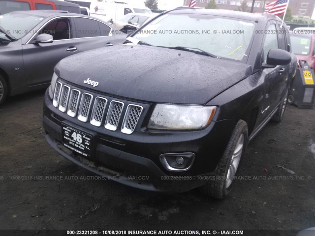 1C4NJDEB1FD333569 - 2015 JEEP COMPASS LATITUDE BLACK photo 2