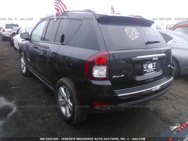 1C4NJDEB1FD333569 - 2015 JEEP COMPASS LATITUDE BLACK photo 3