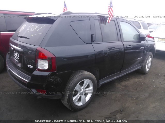 1C4NJDEB1FD333569 - 2015 JEEP COMPASS LATITUDE BLACK photo 4