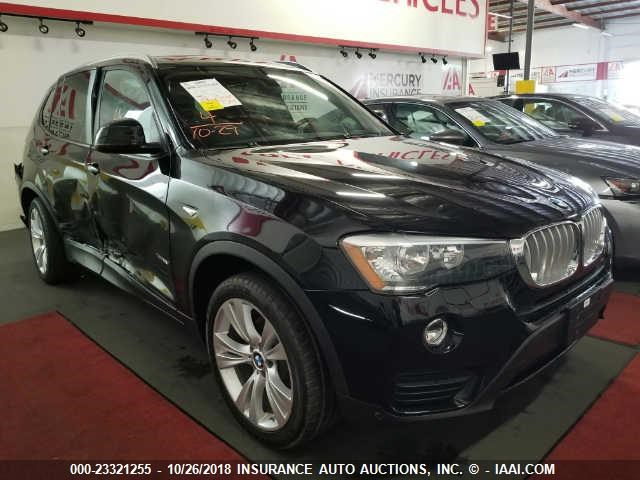 5UXWX9C5XF0D61358 - 2015 BMW X3 XDRIVE28I BLACK photo 1