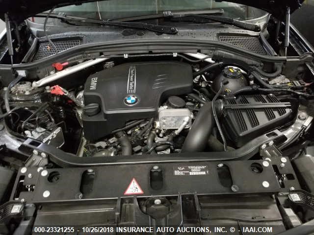 5UXWX9C5XF0D61358 - 2015 BMW X3 XDRIVE28I BLACK photo 10
