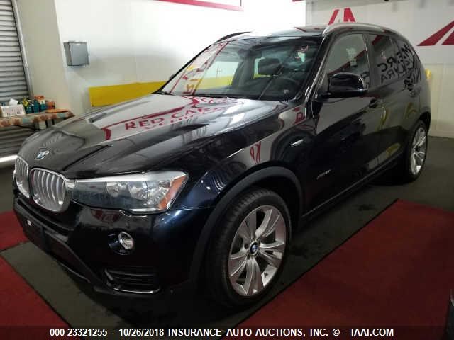 5UXWX9C5XF0D61358 - 2015 BMW X3 XDRIVE28I BLACK photo 2