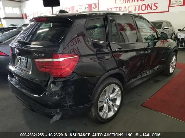 5UXWX9C5XF0D61358 - 2015 BMW X3 XDRIVE28I BLACK photo 4