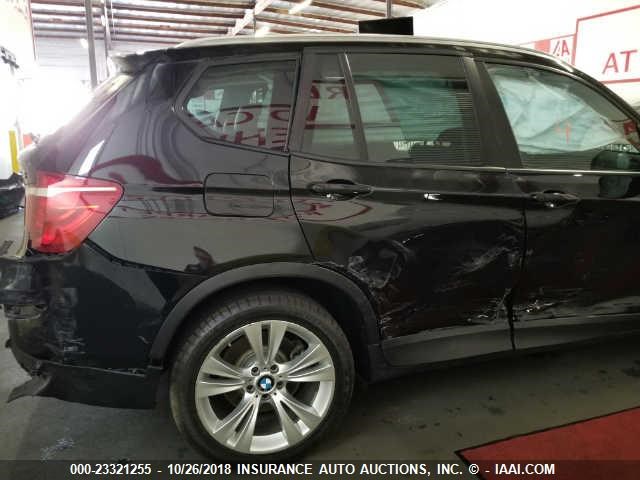 5UXWX9C5XF0D61358 - 2015 BMW X3 XDRIVE28I BLACK photo 6