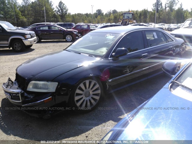 WAUML44E35N009210 - 2005 AUDI A8 L QUATTRO BLUE photo 2