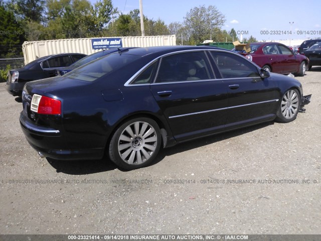 WAUML44E35N009210 - 2005 AUDI A8 L QUATTRO BLUE photo 4