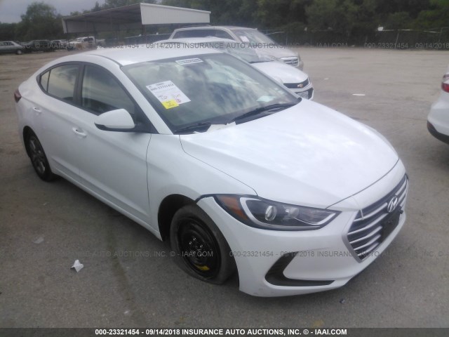 5NPD84LF0JH354686 - 2018 HYUNDAI ELANTRA SEL/VALUE/LIMITED WHITE photo 1