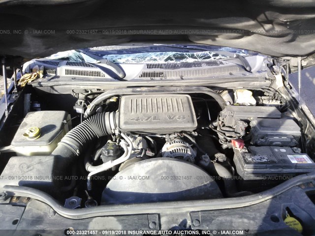 1J8HG48N16C124851 - 2006 JEEP COMMANDER BLACK photo 10