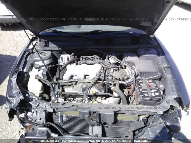 1G2NF52E64C200013 - 2004 PONTIAC GRAND AM SE1 GRAY photo 10