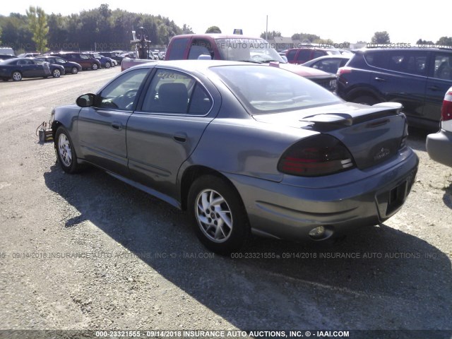 1G2NF52E64C200013 - 2004 PONTIAC GRAND AM SE1 GRAY photo 3