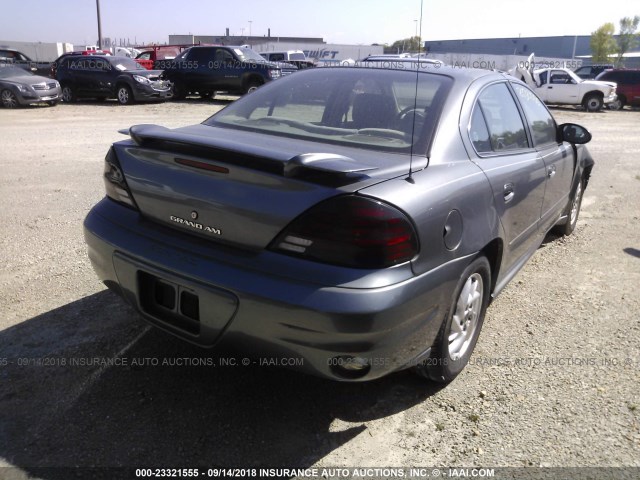 1G2NF52E64C200013 - 2004 PONTIAC GRAND AM SE1 GRAY photo 4