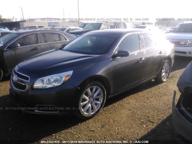 1G11E5SA1DF269774 - 2013 CHEVROLET MALIBU 2LT GRAY photo 2