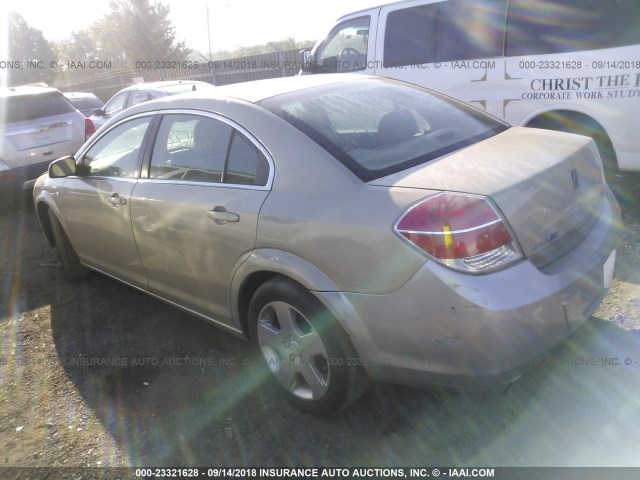 1G8ZS57B09F169798 - 2009 SATURN AURA XE GOLD photo 3