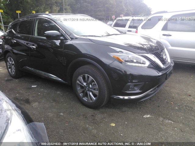 5N1AZ2MH5JN157447 - 2018 NISSAN MURANO S/SL/SV/PLATINUM BLACK photo 1