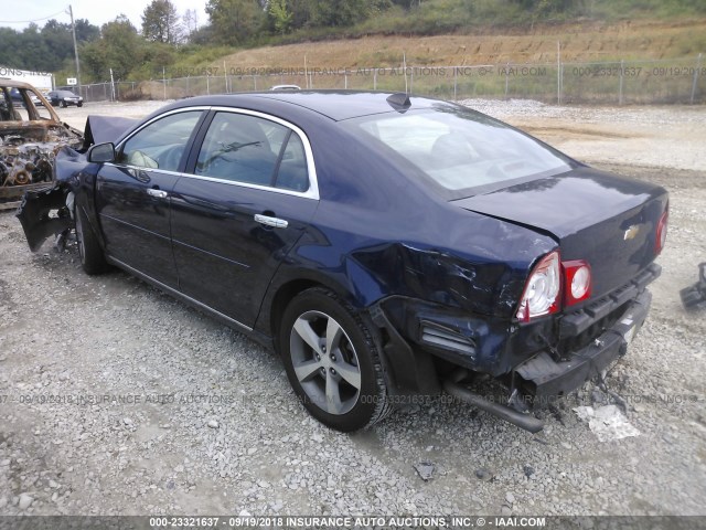 1G1ZC5E05CF328450 - 2012 CHEVROLET MALIBU 1LT BLUE photo 3