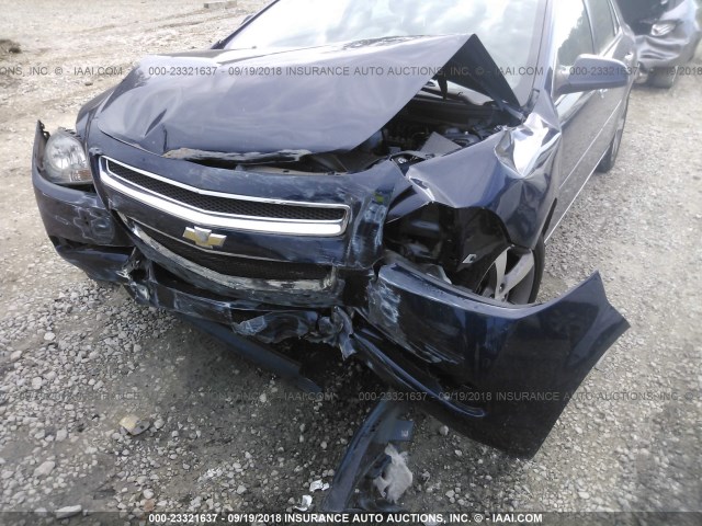 1G1ZC5E05CF328450 - 2012 CHEVROLET MALIBU 1LT BLUE photo 6
