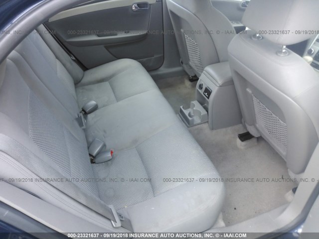 1G1ZC5E05CF328450 - 2012 CHEVROLET MALIBU 1LT BLUE photo 8