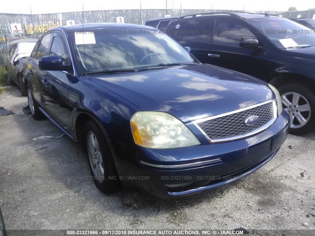 1FAFP24136G180312 - 2006 FORD FIVE HUNDRED SEL BLUE photo 1