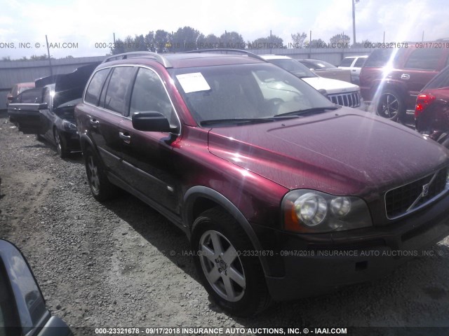 YV4CM592161293233 - 2006 VOLVO XC90 MAROON photo 1