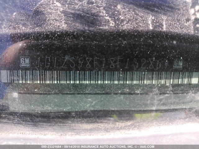 1G1ZS58F18F132869 - 2008 CHEVROLET MALIBU LS Boz foto 9