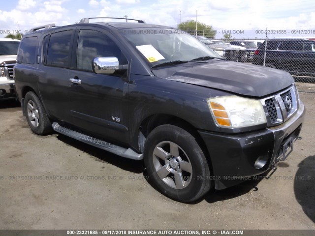 5N1AA08B55N711125 - 2005 NISSAN ARMADA SE/LE GRAY photo 1