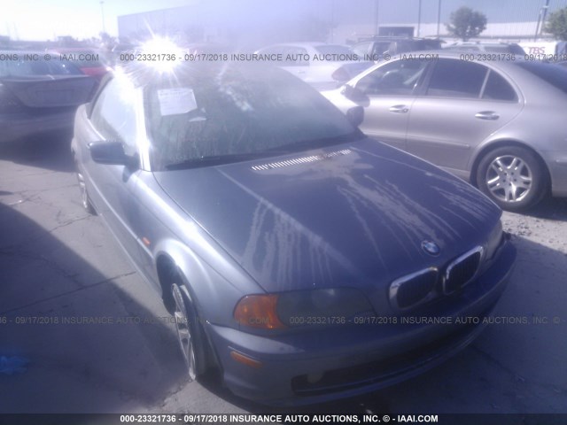 WBABR3348YEA83979 - 2000 BMW 323 CI GRAY photo 1