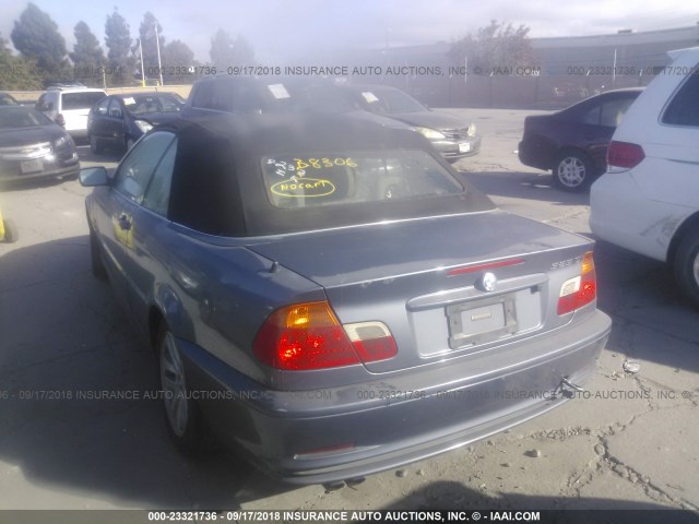 WBABR3348YEA83979 - 2000 BMW 323 CI GRAY photo 3