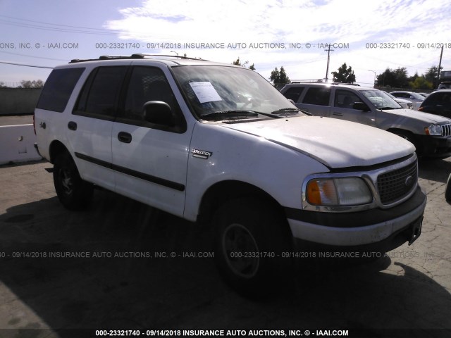 1FMPU16L81LB61668 - 2001 FORD EXPEDITION XLT WHITE photo 1