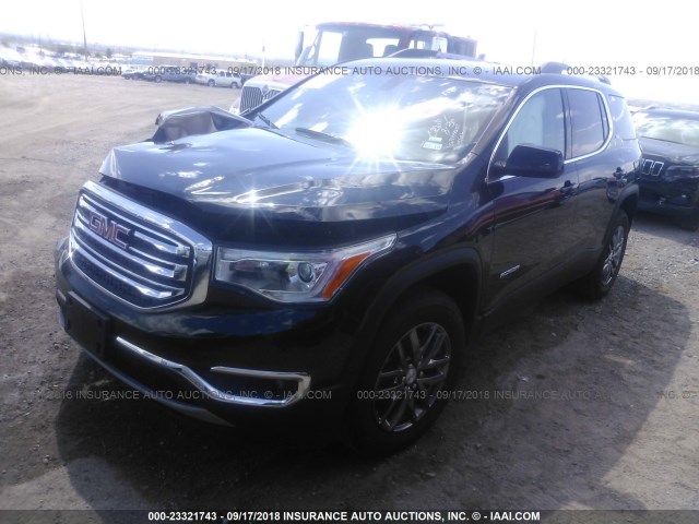 1GKKNMLS9JZ247906 - 2018 GMC ACADIA SLT-1 Czarny zdjęcie 2