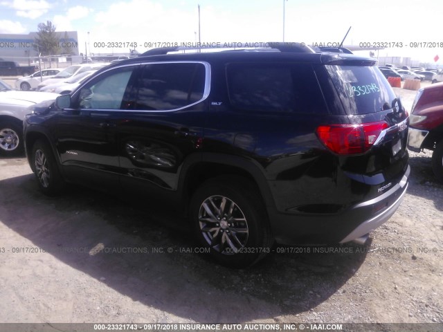 1GKKNMLS9JZ247906 - 2018 GMC ACADIA SLT-1 Czarny zdjęcie 3